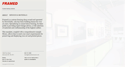 Desktop Screenshot of framedvancouver.com